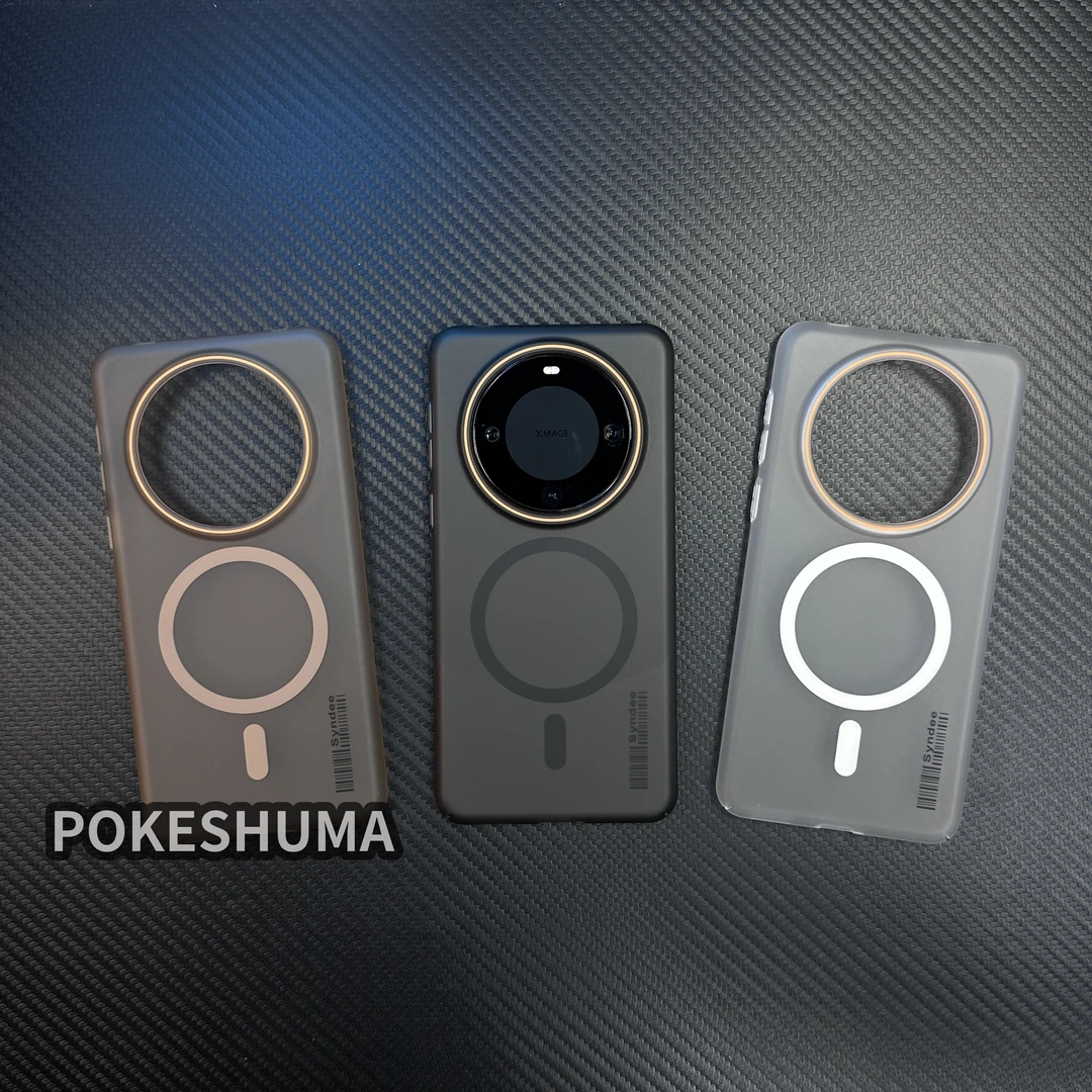 条码磨砂肤感磁吸轻薄适用华为mate70pro/60/pura80pro半透手机壳