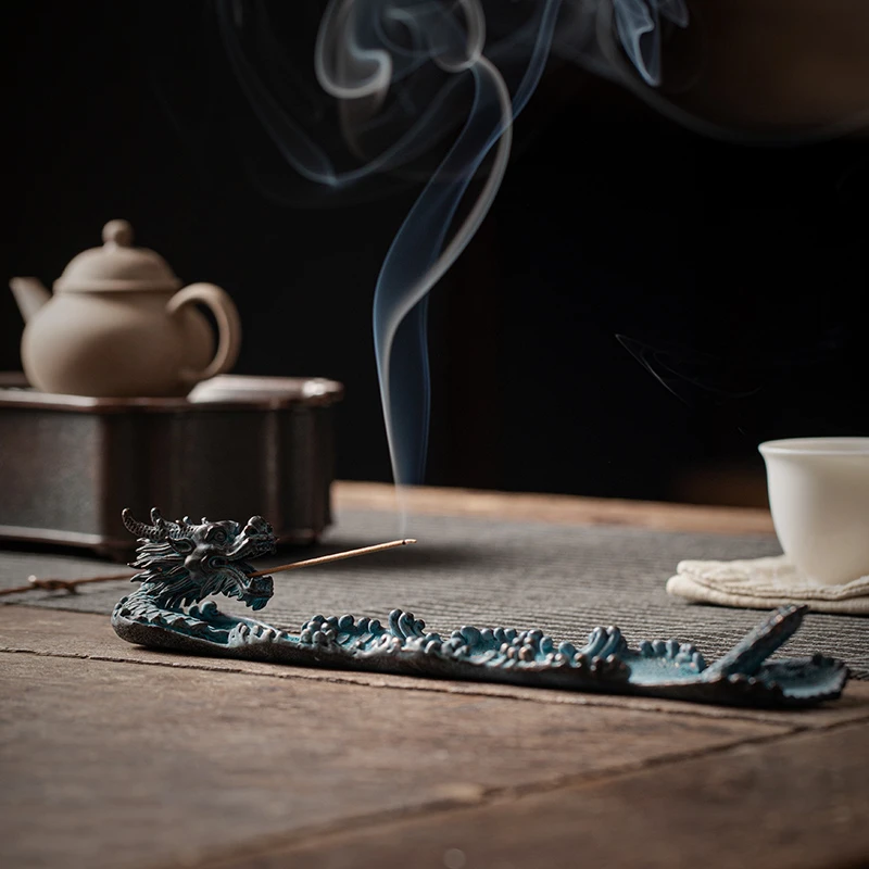 香炉线香插卧香香插家用熏香炉香座香托茶道禅意家居室内创意摆件