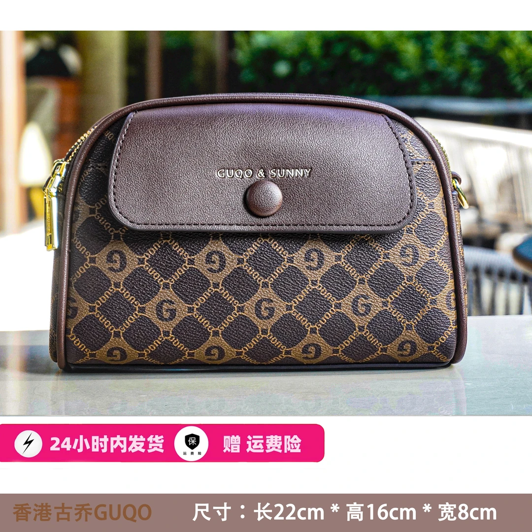 香港古乔品牌洋气精选正品秋季新款时尚升级手机包单肩斜挎女包