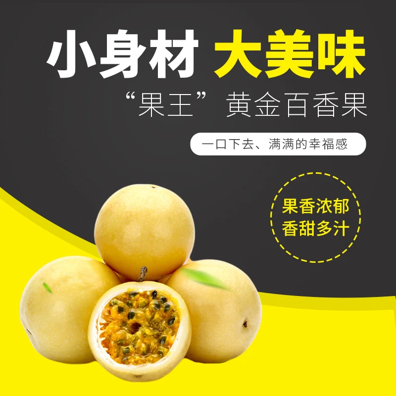 广西正宗钦蜜9号黄金百香果1-5斤装【新鲜采摘】钦蜜九号鲜甜百香果