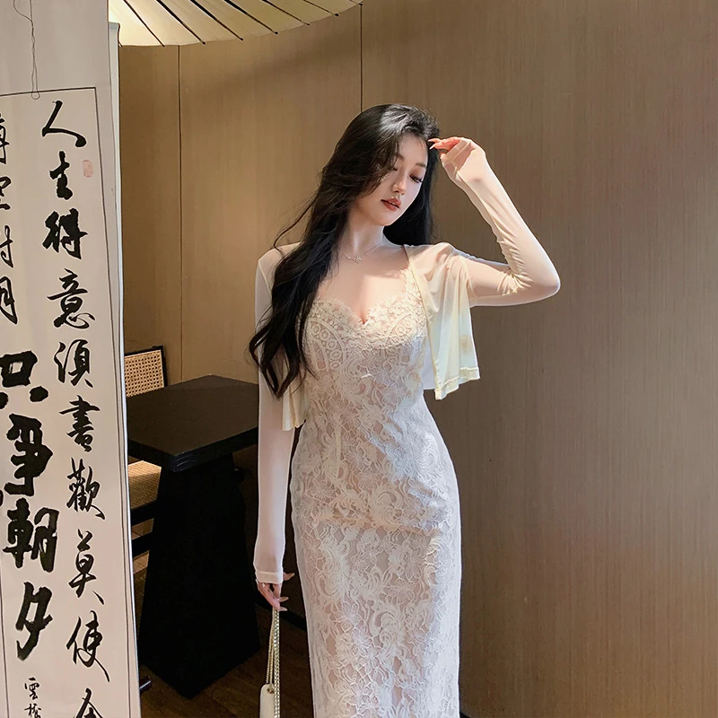 林关关【罗曼尼庄园】夏季罩衫温柔气质开衫防晒坎肩上衣小披肩