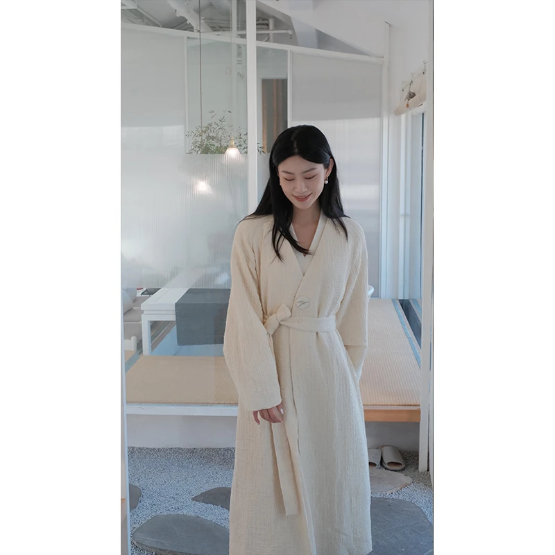 OZEN泊风 设计师原创复古反季中式长款风衣外套收腰长袖显瘦