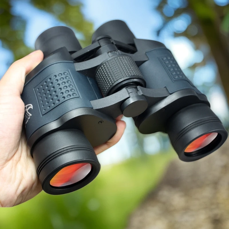 高倍望远镜60x60双筒望远镜高倍高清夜视带坐标户外便携望远镜