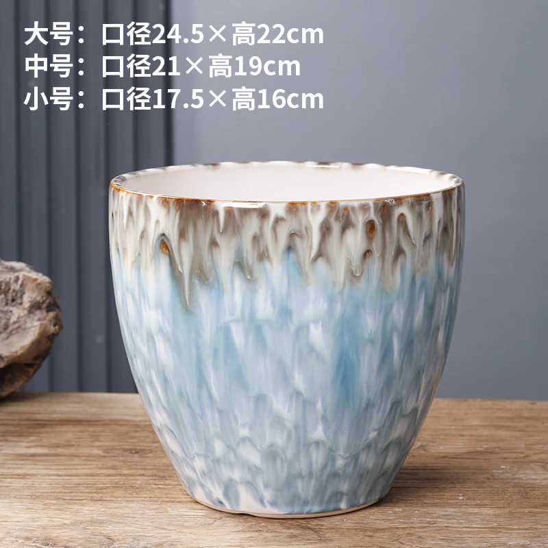 多肉花盆陶瓷花盆直播兰花花盆直播间现场直播卖货小花盆