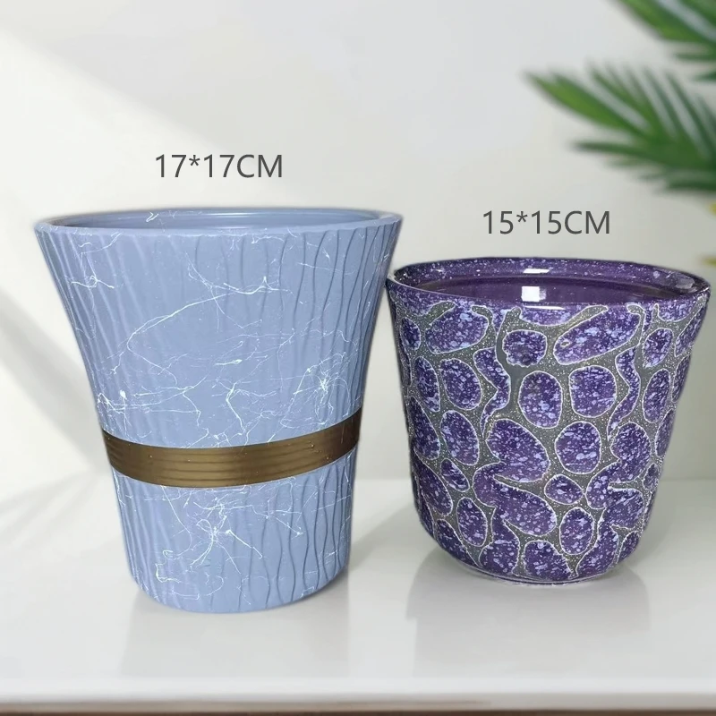 花盆拍照陶瓷温馨烧制质量保证破损包赔易清洗上釉实物标准