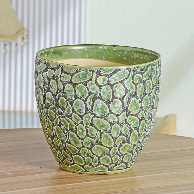 多肉花盆陶瓷花盆直播兰花花盆直播间现场直播卖货小花盆