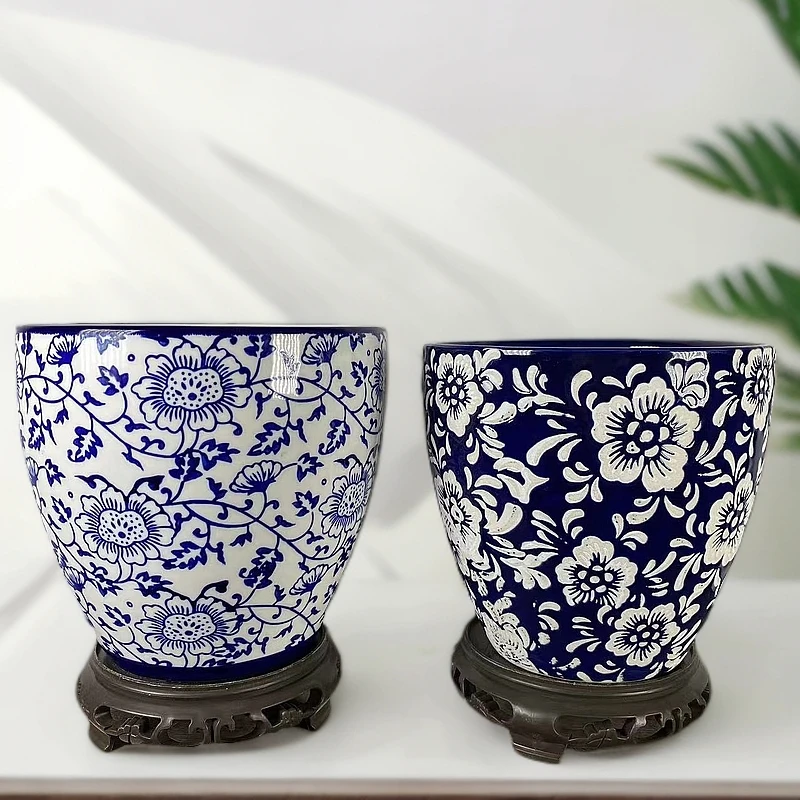 多肉客厅网红花盆批发兰花专用兰花专用盆陶瓷花盆