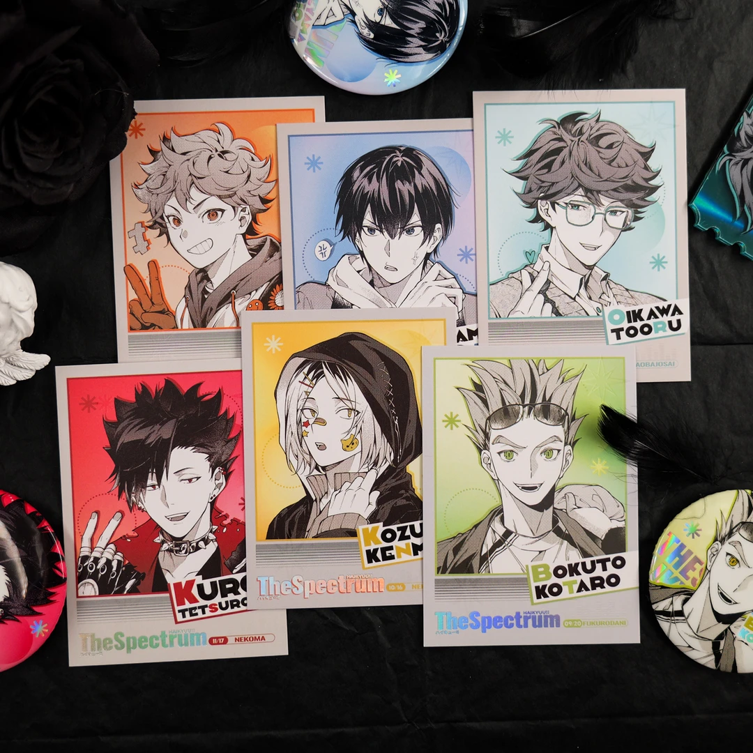 排球少年-THE SPECTRU光谱主题同人周边吧唧拍立得