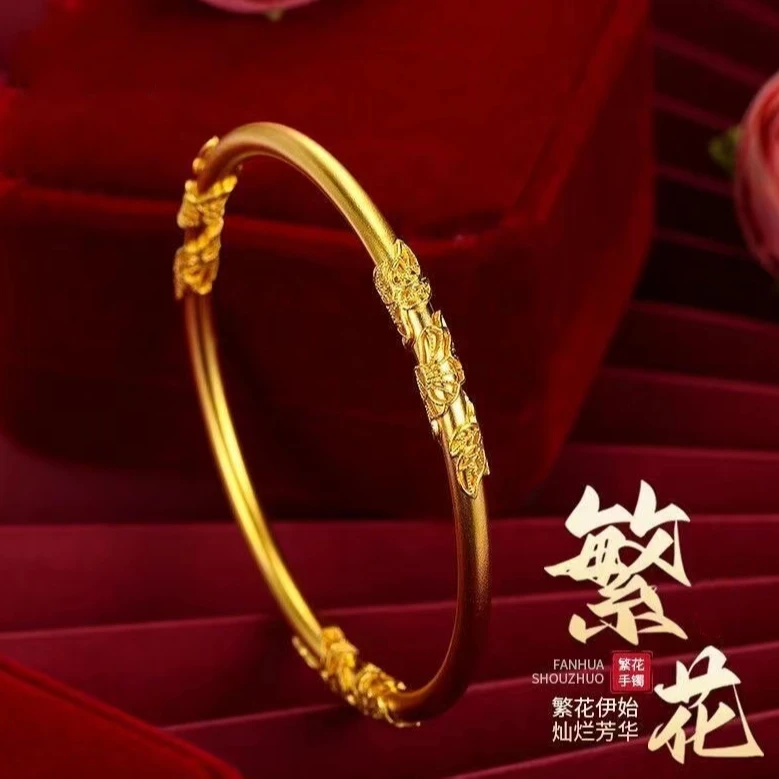 铜合金手镯 相思藤手镯古法百搭复古时尚精美素款女民族风可调节