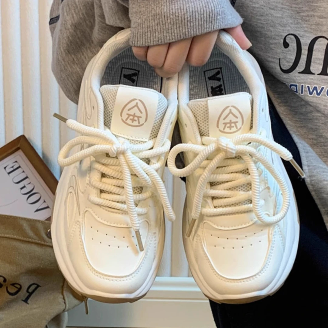 人本女鞋女款爆款2025新款鞋子女款春夏运动鞋明星同款鞋软底鞋