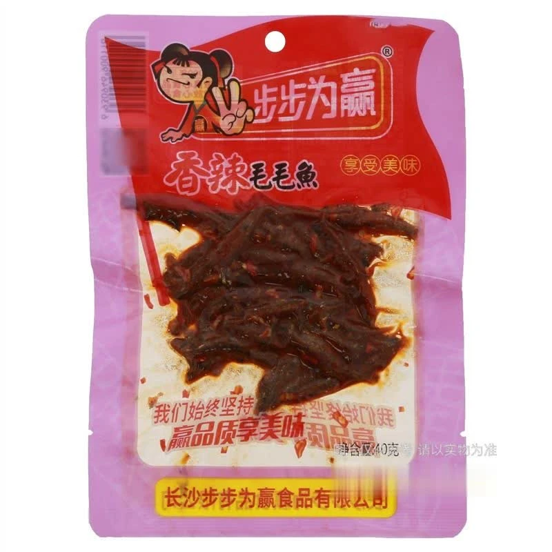 步步为赢 香辣毛毛鱼 40g/袋