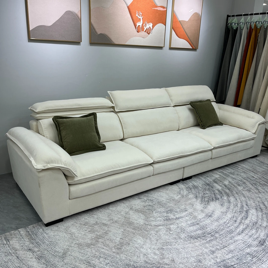 aodilun/奥帝伦意式轻奢风客厅沙发舒适家用雪尼尔棉麻佛山沙发