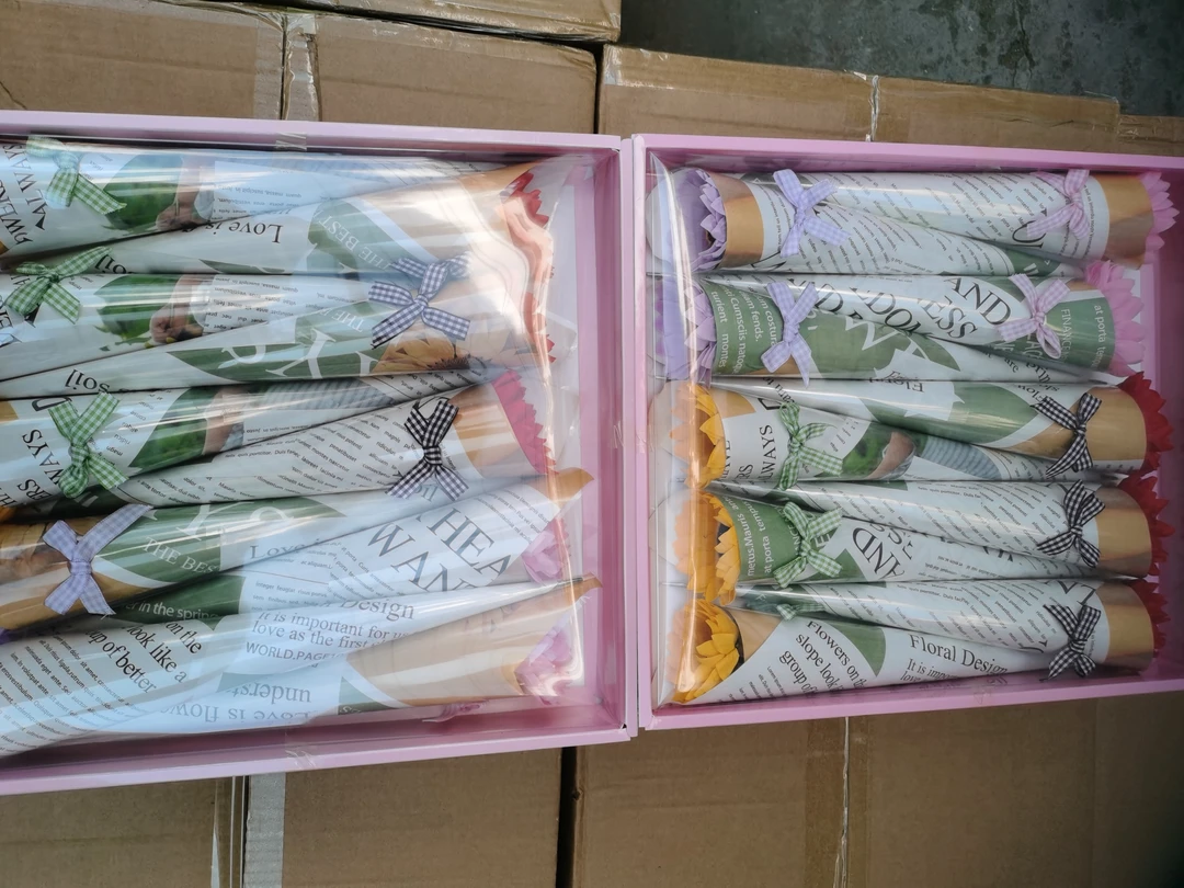 文具礼品单支向日葵皂花一单40支