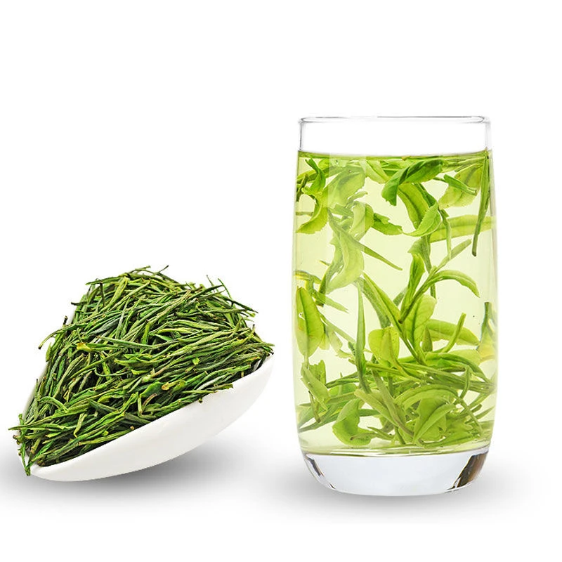 《福利款》2023奶白茶绿茶新茶高山雨前茶回甘鲜爽鲜嫩醇安吉原产