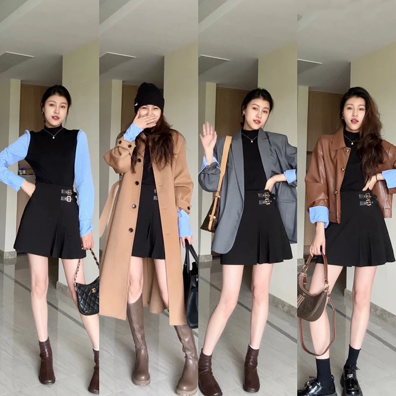 【清清专场】张阿星高级气质设计百搭半裙W423G03915