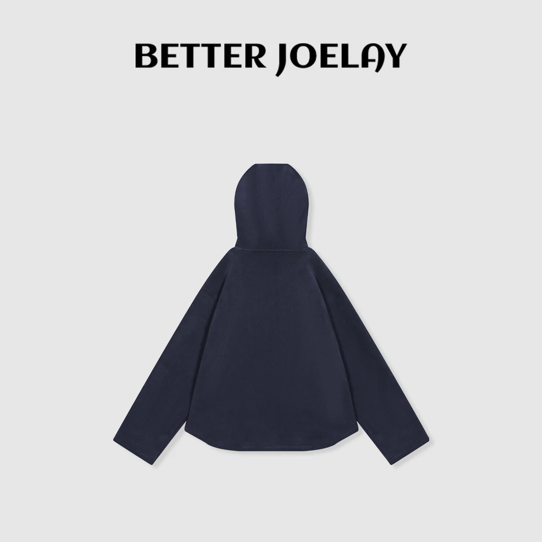 BETTERJOELAY -加厚【山梦纪事】时尚简约连帽套头卫衣宽松KH1327