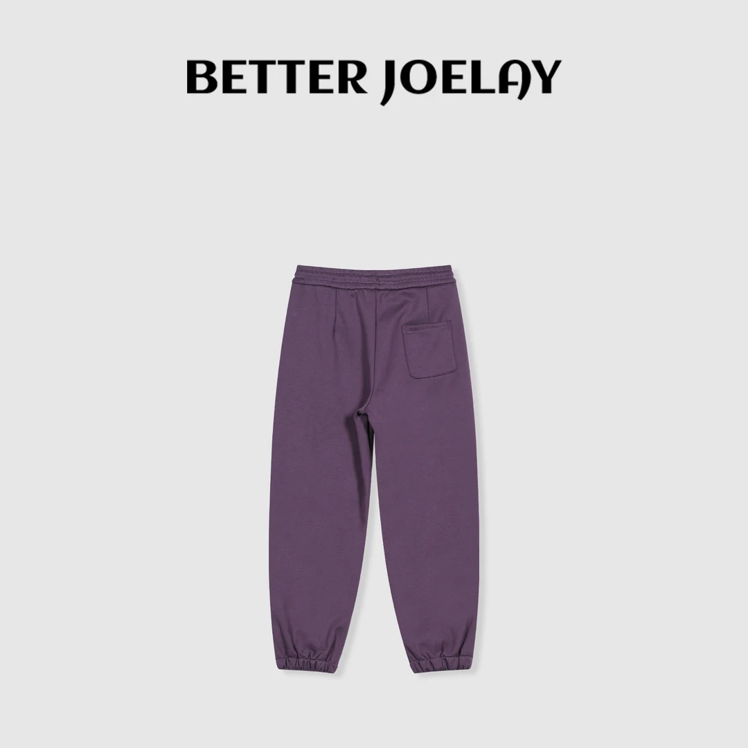BETTER JOELAY-加绒【个性手册】百搭宽松束脚休闲裤运动风KKH2095