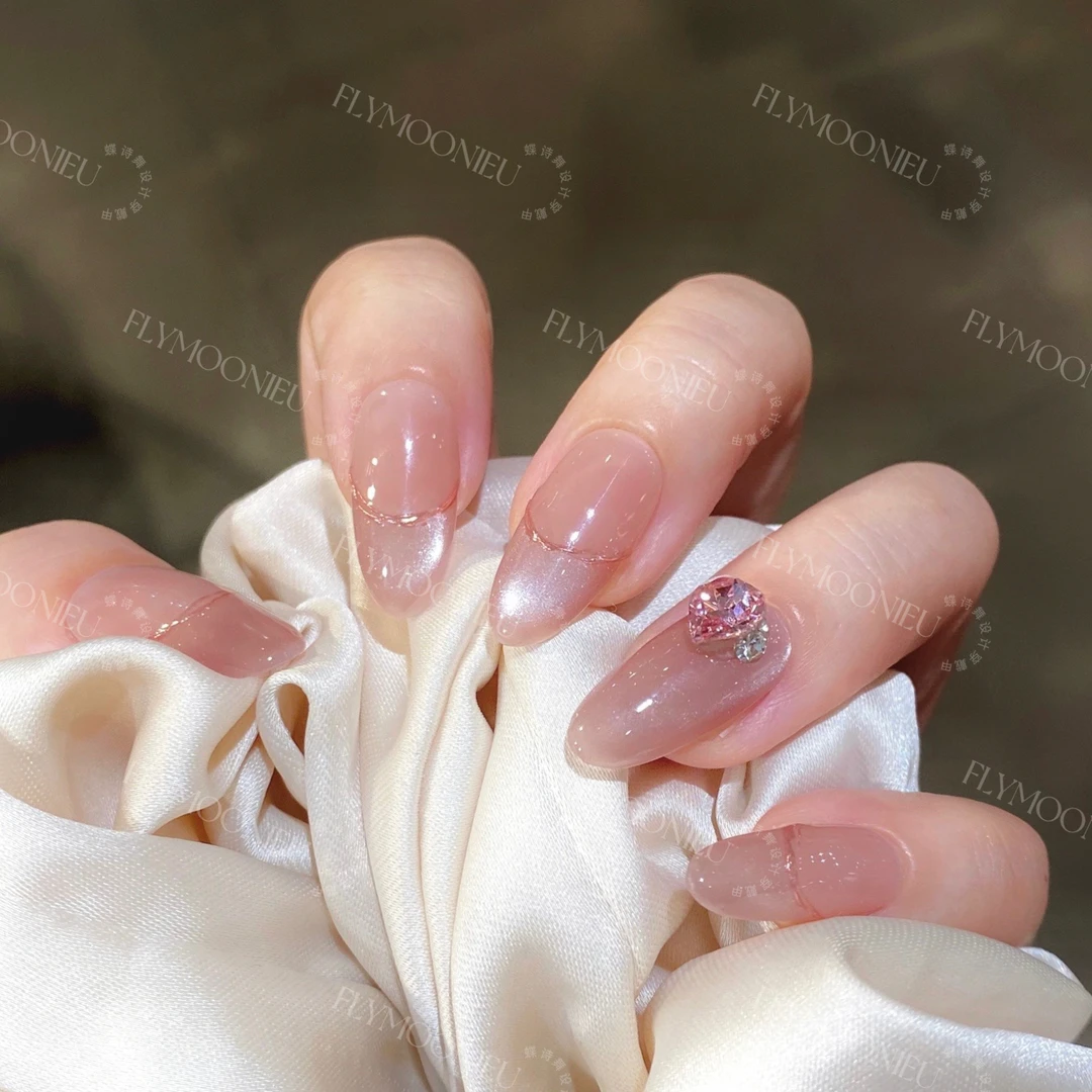 星河丹提  蝶诗.舞【施家华子】纯手工定制美甲贴片 定制穿戴甲10片