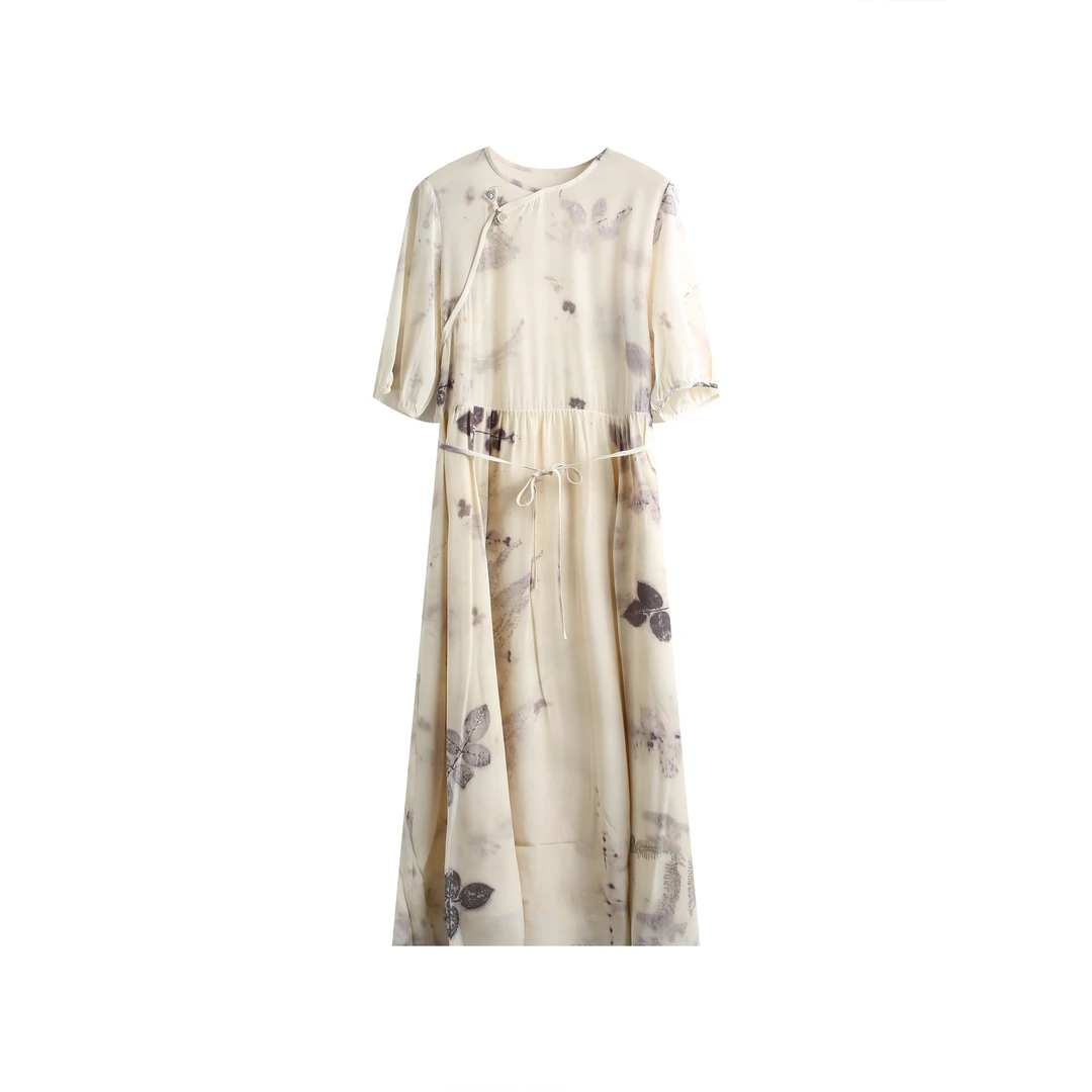 新款桑蚕丝连衣裙 YJHY-662135 休闲百搭