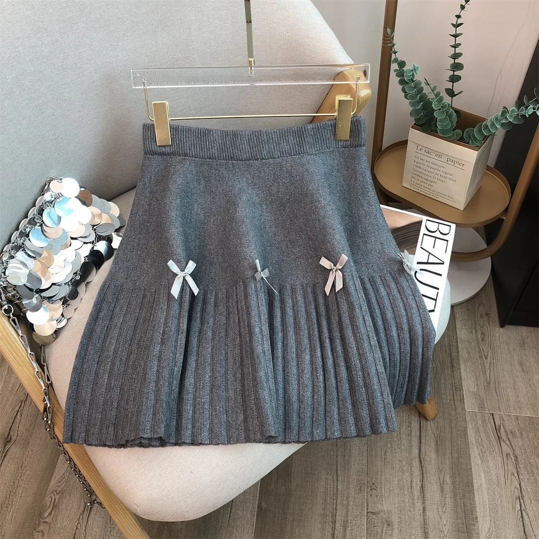 秋冬季新款百褶裙女高腰a字高级感学院风短裙气质美式复古半身裙