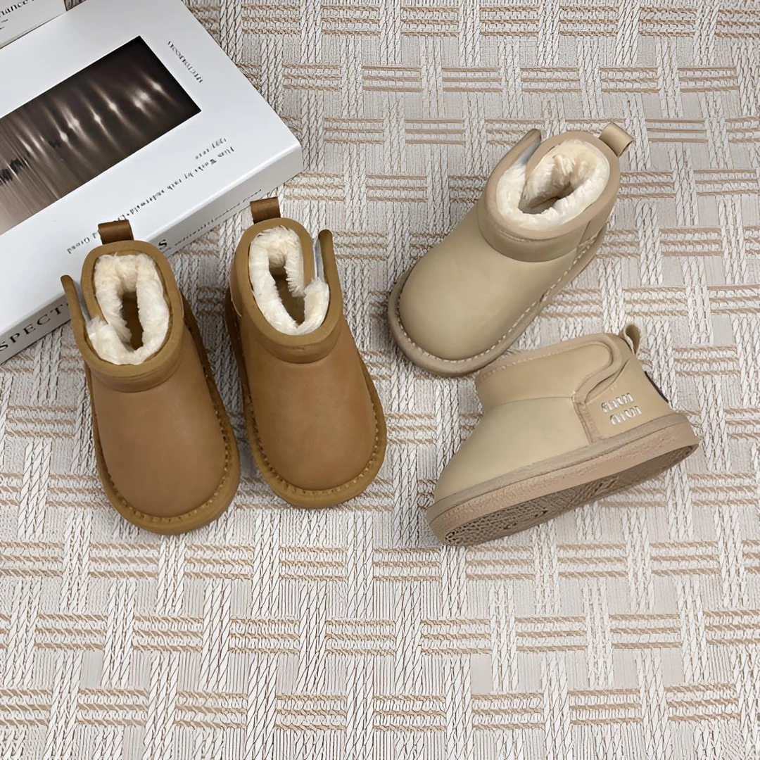 冬季儿童新款棉鞋宝宝学步鞋加绒加厚男宝女宝保暖棉靴软底雪地棉