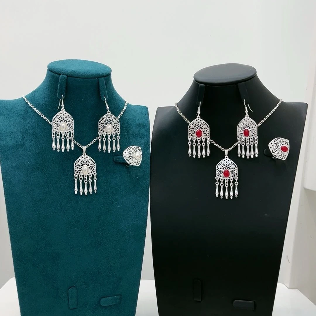 合金耳饰 民族风三件套08