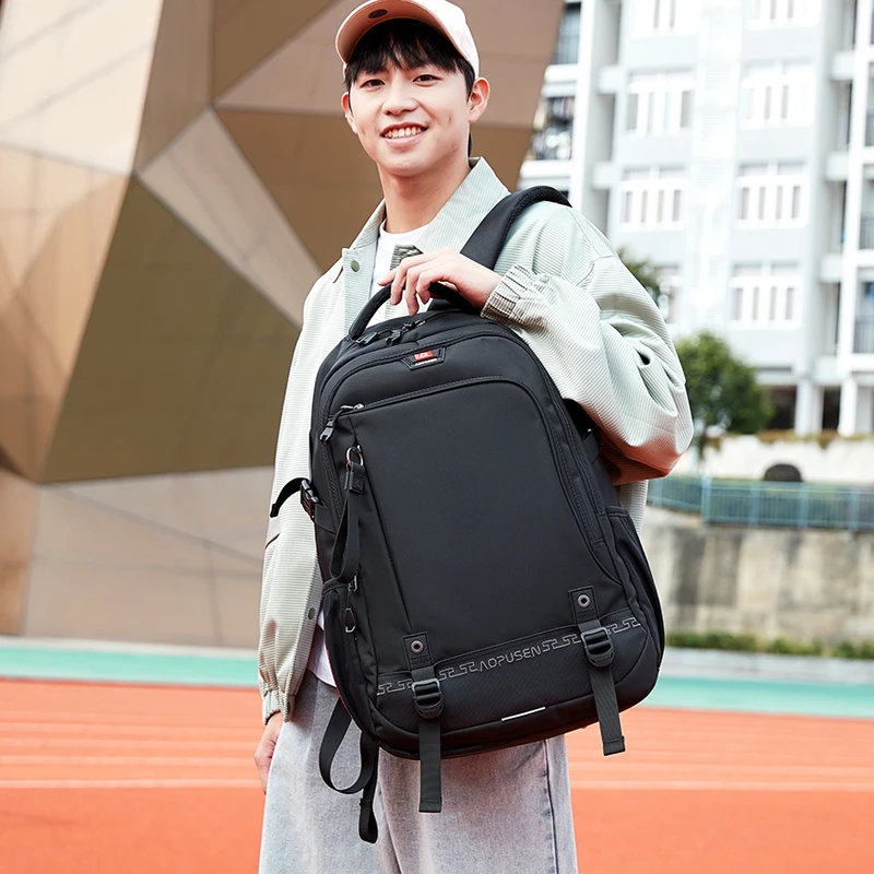 【阳光8点-澳普森】男士时尚百搭超轻休闲高中大学生背包APS-10318
