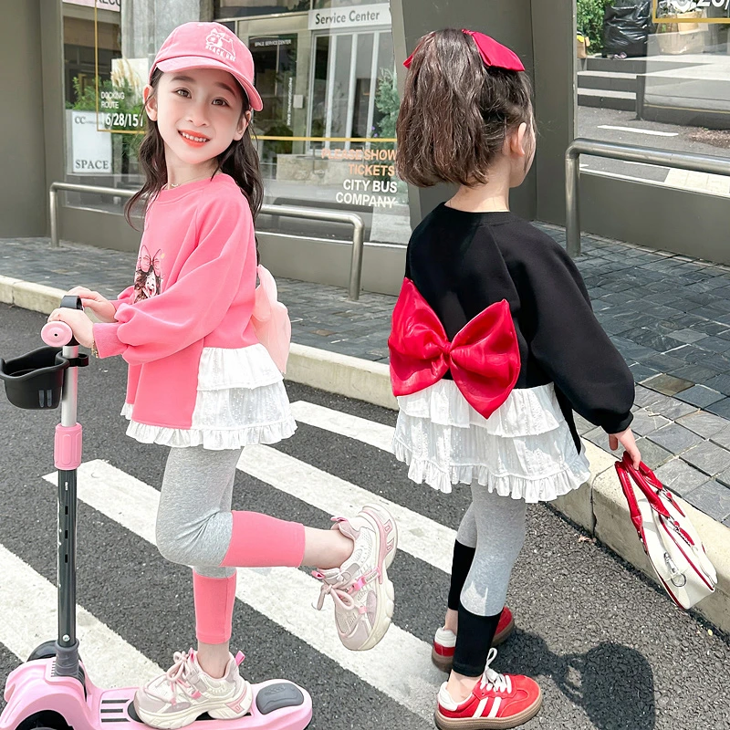 女童休闲套装春秋装2024新款儿童秋季网红洋气宝宝韩版时髦两件套