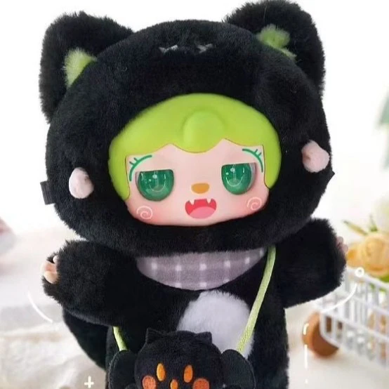 氧氧二代毛绒盲盒公仔可爱摆件女生礼物