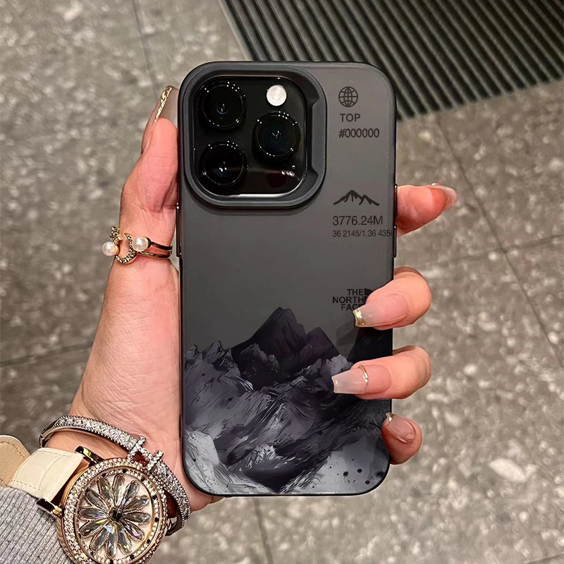 北面峭壁iPhone15/14手机壳13龙年幻影壳ins风潮苹果13/12/11软壳