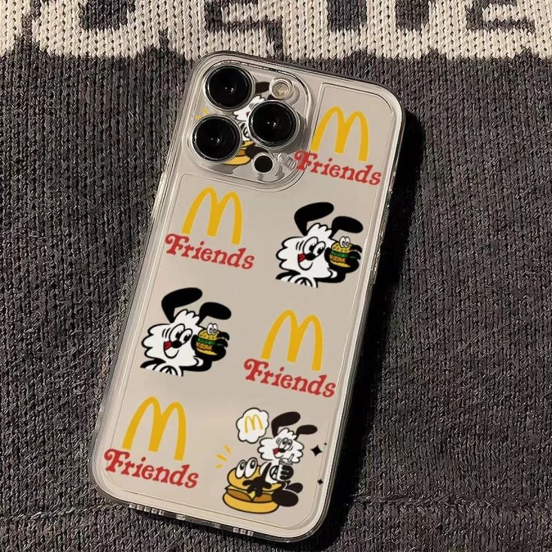 M记麦当狗狗适用iPhone15/14/13手机壳苹果78plus/xsmax防摔xs/xr