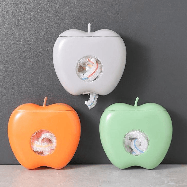 一次性保鲜膜套罩收纳盒神器抽取式壁挂家用厨房免打孔保鲜袋盒子