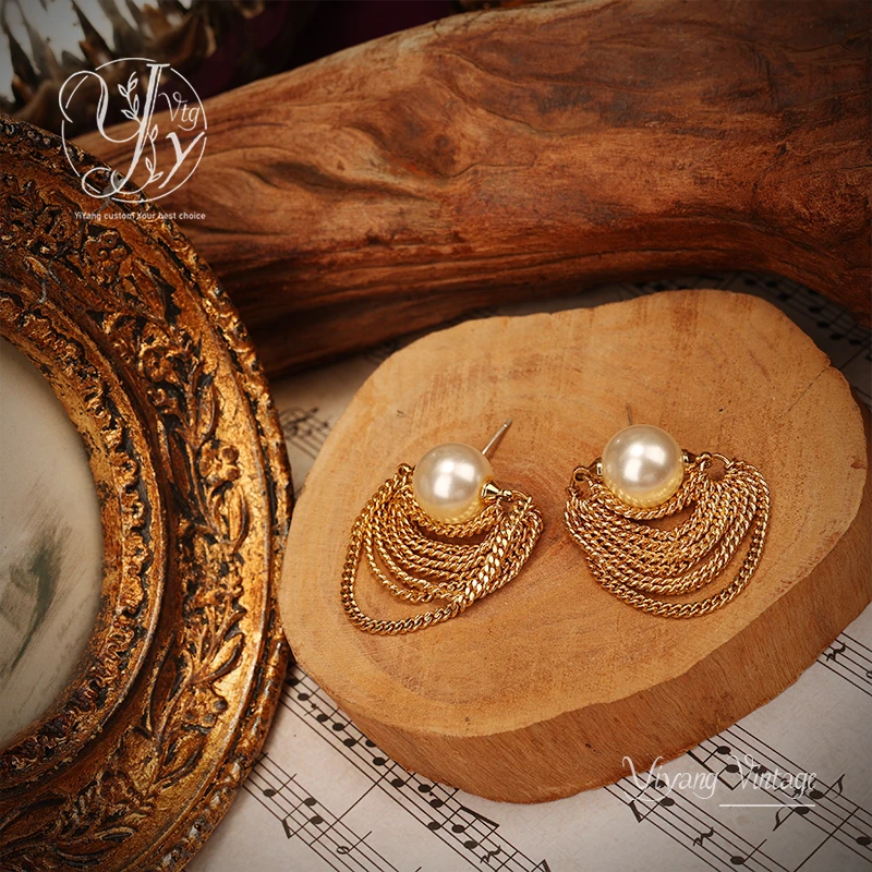 一漾 铜合金玻璃耳饰 玻璃耳饰 流苏耳环 耳饰搭配 每日分享