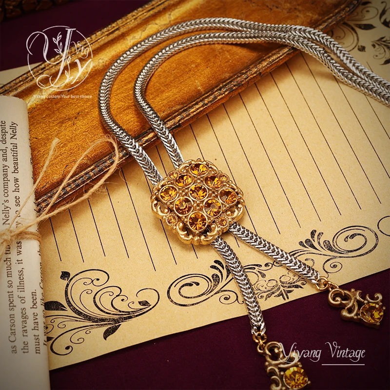 一漾 铜合金合成锆石项链 小众轻奢气质 九宫格项链