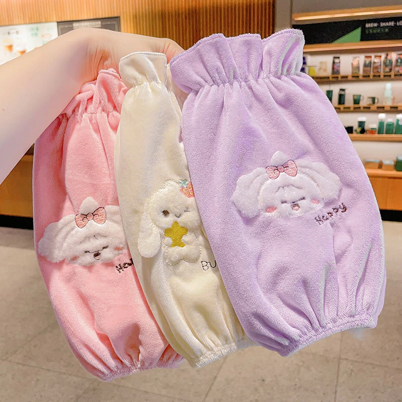 儿童防污耐脏袖套女孩新款可爱宝宝防水护袖男女童袖头中大童套袖