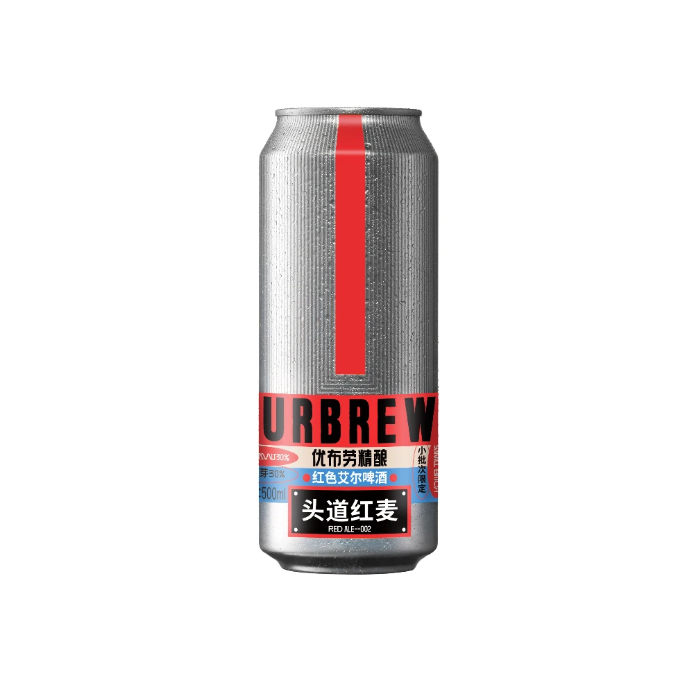 优布劳头道红麦精酿啤酒500ml听装