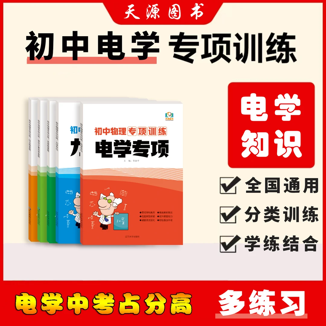 初中物理专项训练.电学专项参考答案人教版物理电学专项练习册