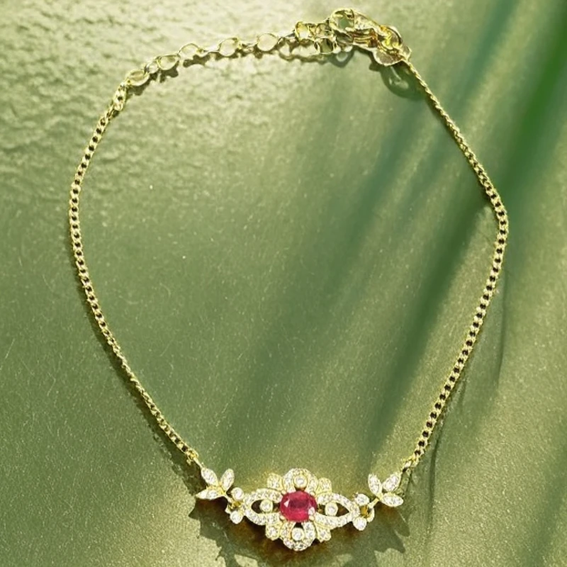 CT3239（玉姐珠宝）红宝石手链-送礼佳品-