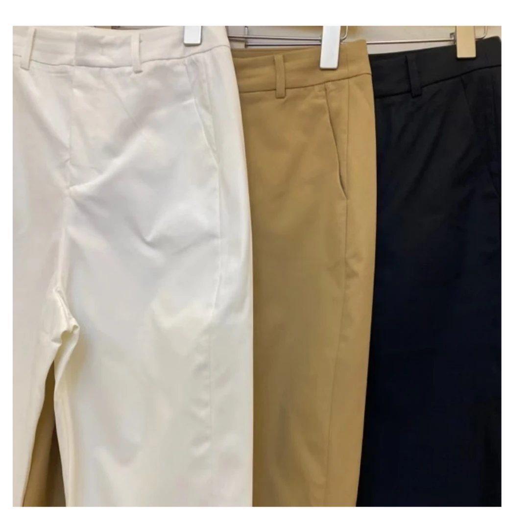 53026新款女士九分裤子简约百搭户外时尚休闲弯刀裤舒适