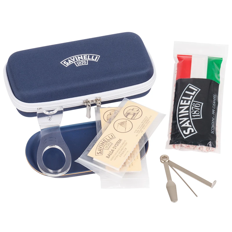 沙芬双斗位多功能抗压斗包烟斗通条斗架烟斗刀滤芯清理套装