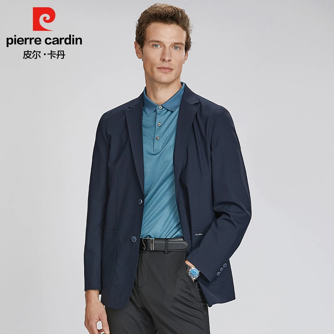 【春季新款+总裁西服】男士商务休闲平驳领净色弹力舒适时尚西装