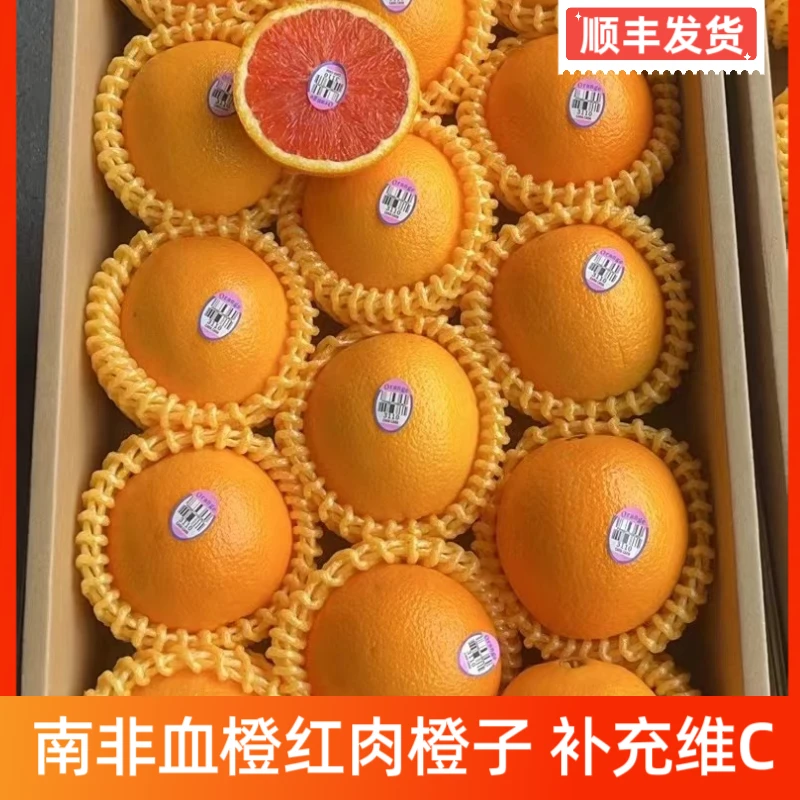 进口南非血橙当季橙子 鲜榨果汁红肉橙子 2-14斤大果顺丰发货
