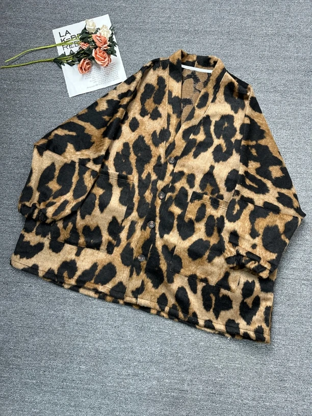 4052大衣外套洋气时尚休闲宽松百搭外套气质长袖