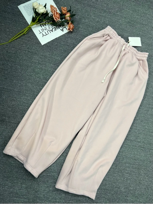 1130303简约慵懒休闲裤子时尚休闲潮流宽松韩版