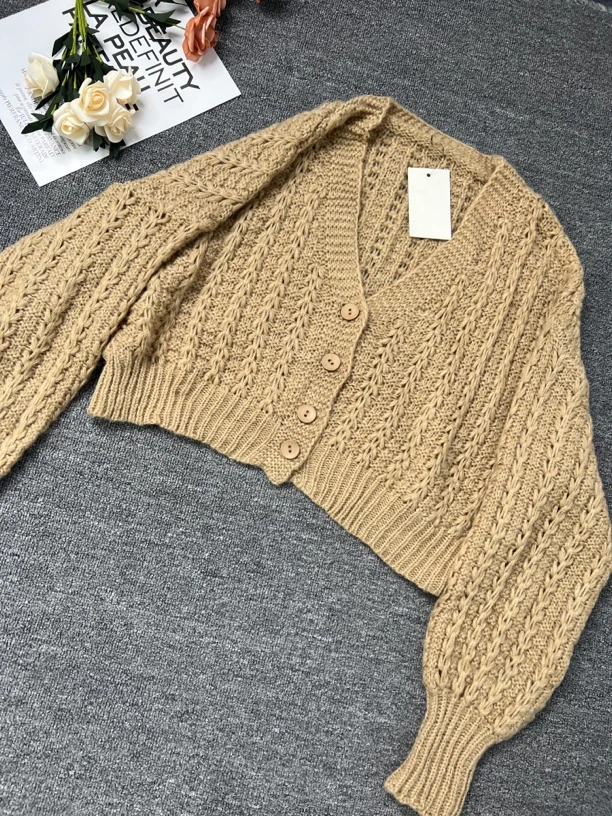 4396简约阔版休闲显瘦极简百搭毛衣针织衫毛衣