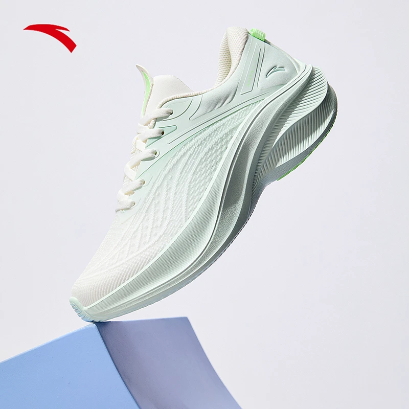 安踏叶子5丨轻质厚底跑步鞋女秋季新款轻便回弹运动鞋增高女鞋子