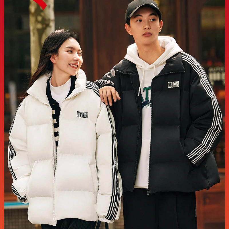 【安踏中国印羽绒服】奥运文化三防羽绒服冬季防寒男女时尚运动保暖