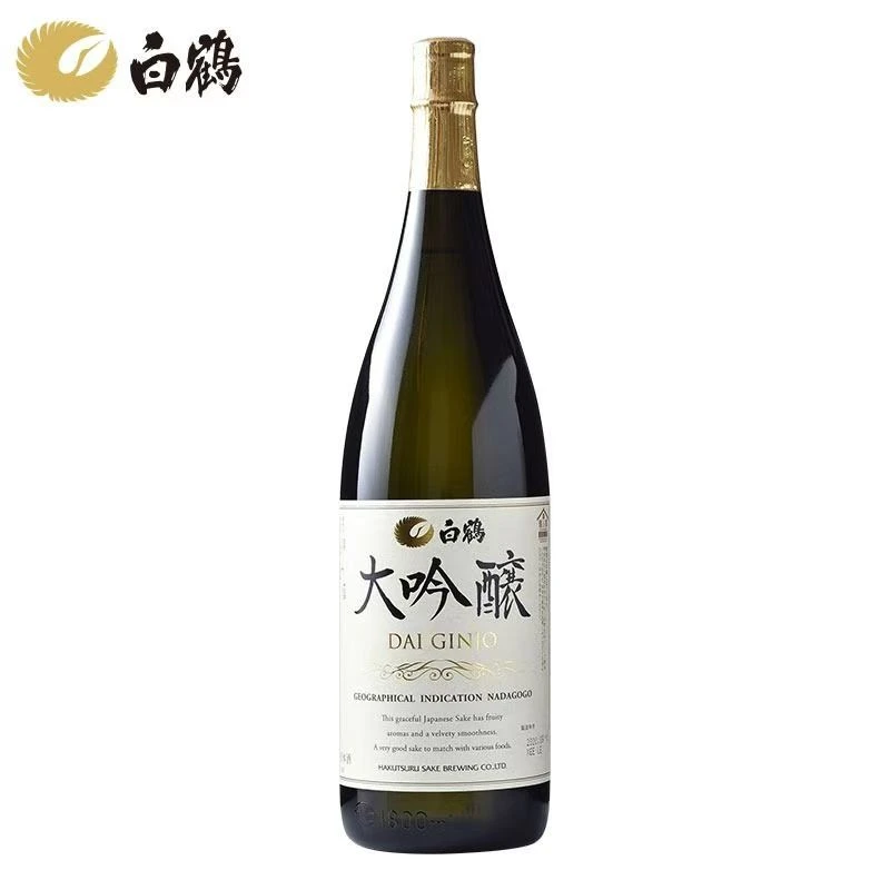 白鹤 进口山田锦淡丽日式大吟酿清酒 1800ml 瓶