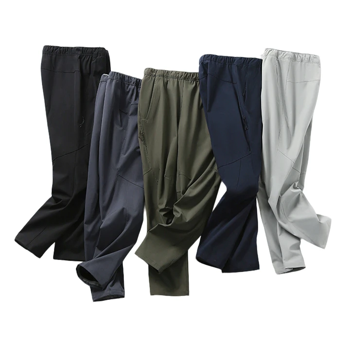 冲锋裤男款爆款2025新款男士软壳裤秋冬加绒三防面料微锥长裤