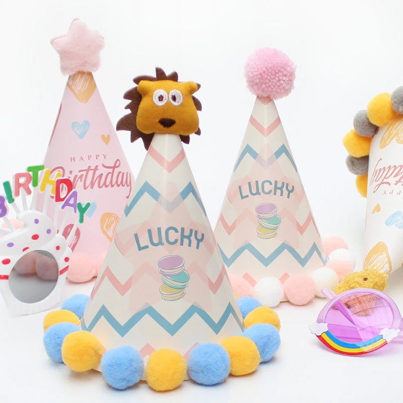 生日派对帽子搞怪眼镜数字蜡烛纪念日蛋糕装饰拍照道具头饰